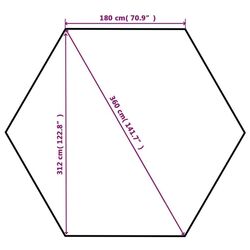Садовый павильон VidaXL 43166 3.6x2.7 (Beige) Thumb