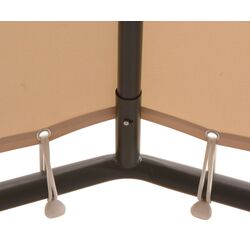 Садовый павильон VidaXL 43167 4x4 (Beige) Thumb