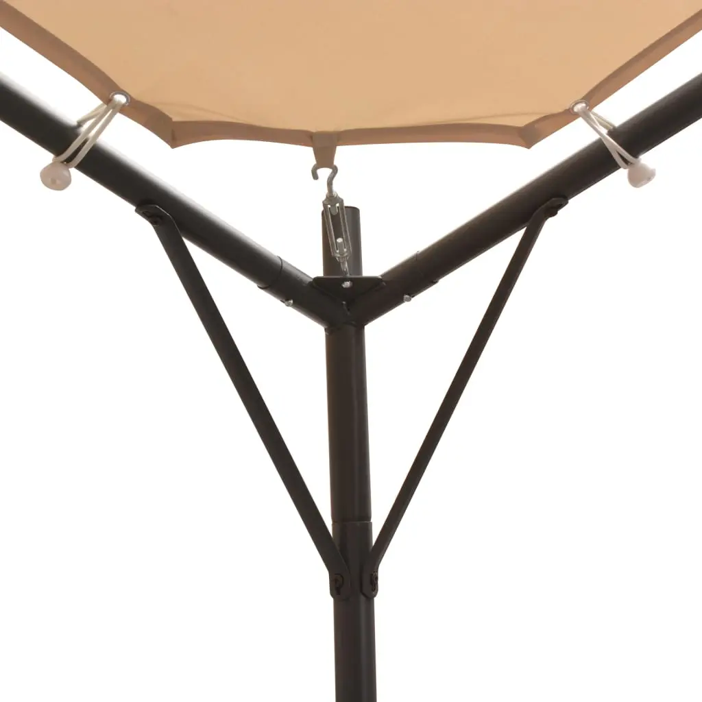 Pavilion de gradina VidaXL 43168 3x3 (Beige) - 4