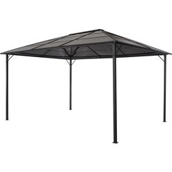 Pavilion de gradina VidaXL 44641 3x3 (Black) Thumb