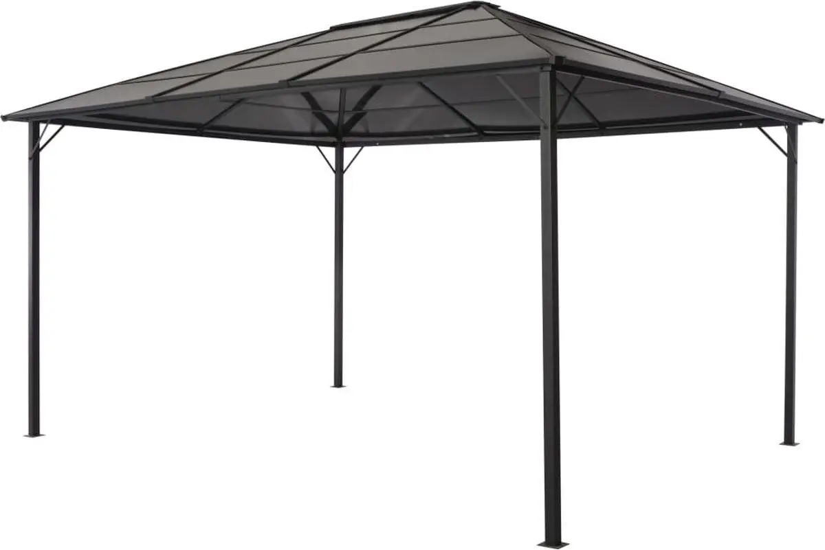 Pavilion de gradina VidaXL 44641 3x3 (Black) - 2