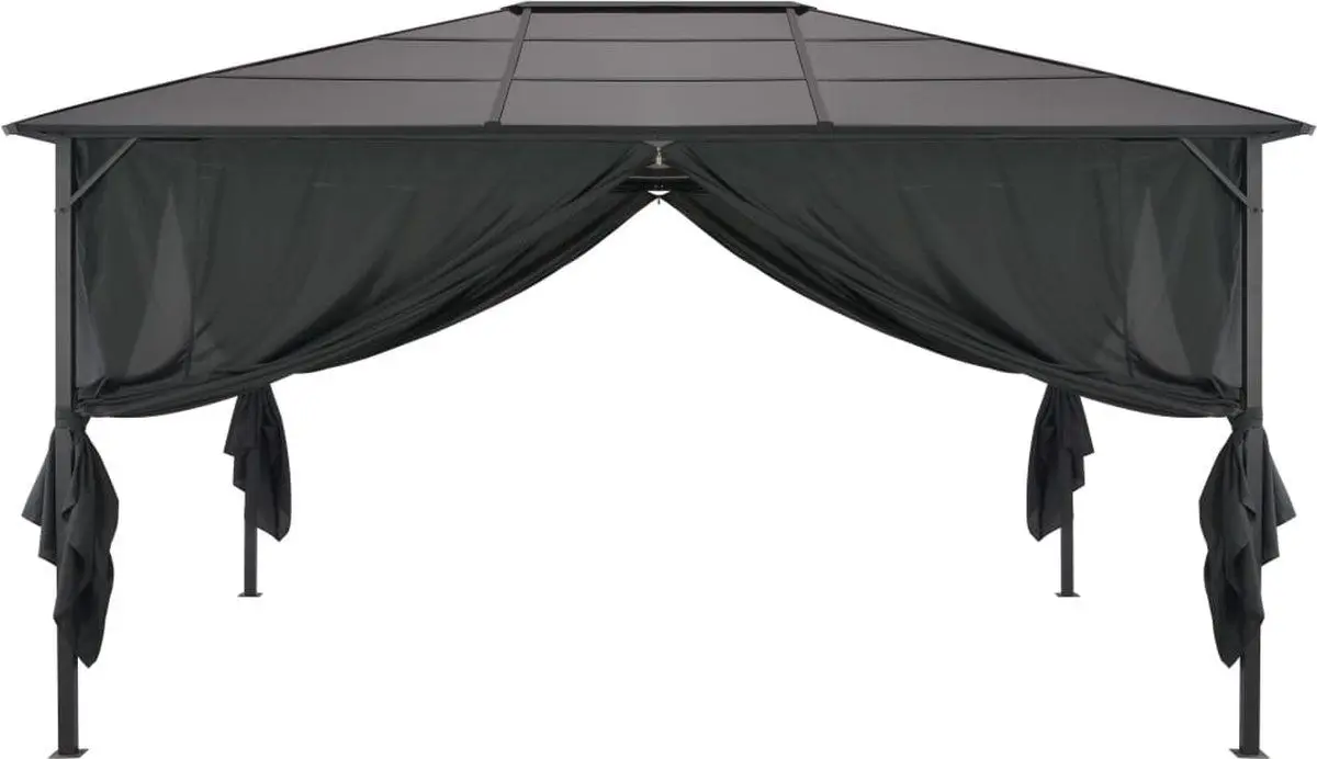 Pavilion de gradina VidaXL 44642 4x3 (Black)