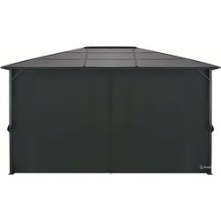 Pavilion de gradina VidaXL 44642 4x3 (Black) Thumb