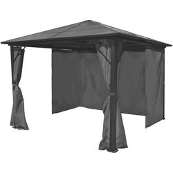 Pavilion de gradina VidaXL 44889 3x3 (Anthracite) Thumb