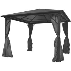 Pavilion de gradina VidaXL 44889 3x3 (Anthracite)