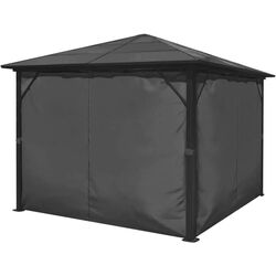 Pavilion de gradina VidaXL 44889 3x3 (Anthracite) Thumb