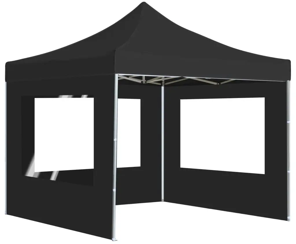 Pavilion de gradina VidaXL 45488 3x3 (Anthracite)