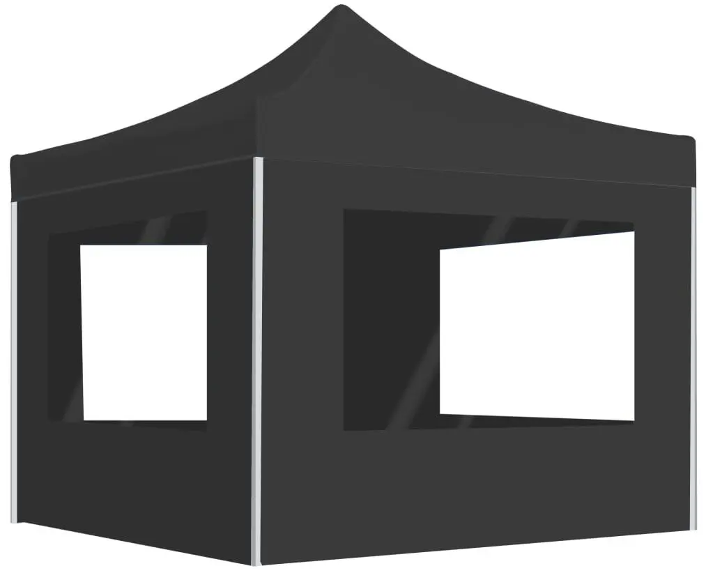 Pavilion de gradina VidaXL 45488 3x3 (Anthracite)