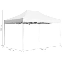 Pavilion de gradina VidaXL 45495 (White) Thumb