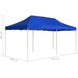 Садовый павильон VidaXL 45502 6x3 (Blue) Thumb