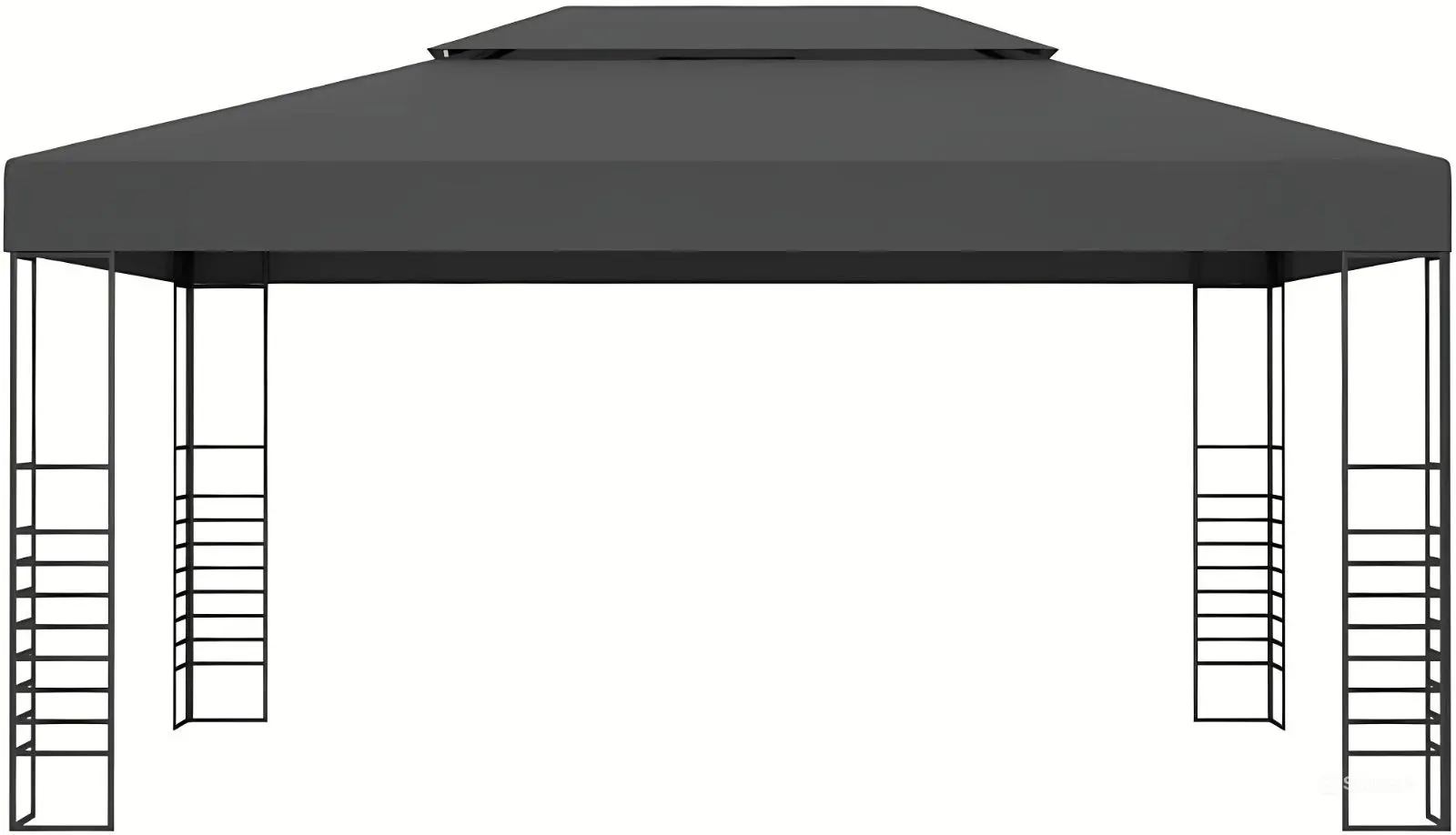 Pavilion de gradina VidaXL 47958 3x4 (Anthracite) - 2