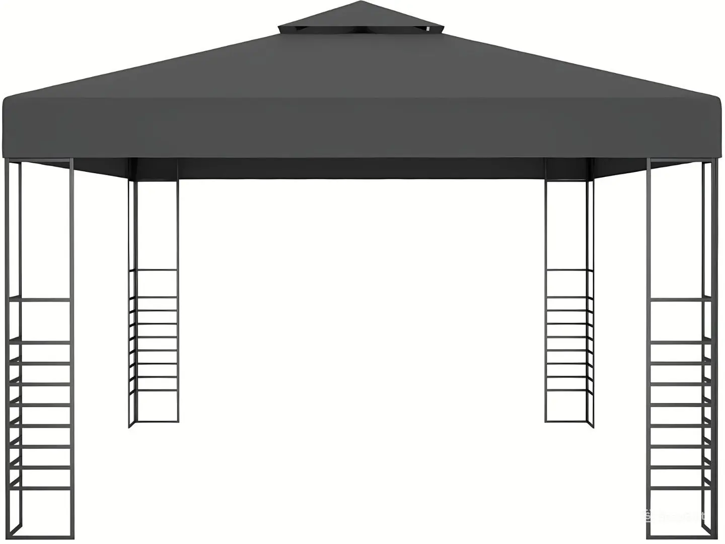 Pavilion de gradina VidaXL 47958 3x4 (Anthracite) - 3