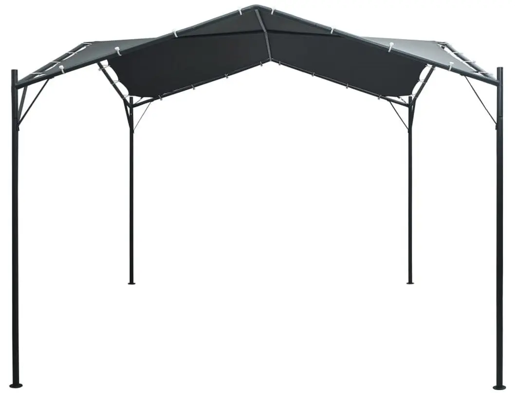 Pavilion de gradina VidaXL 47962 3x3 (Anthracite) - 2