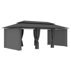 Pavilion de gradina VidaXL 47966 6x3 (Anthracite) Thumb