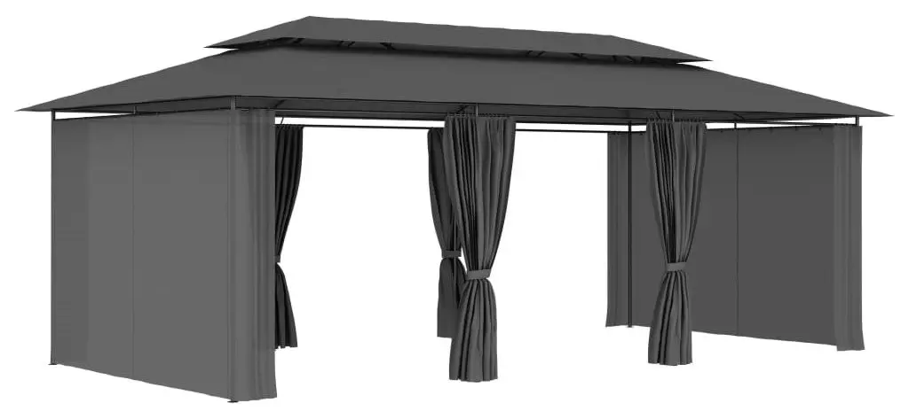 Pavilion de gradina VidaXL 47966 6x3 (Anthracite) - 2