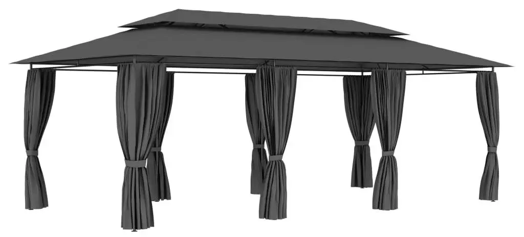 Pavilion de gradina VidaXL 47966 6x3 (Anthracite) - 3