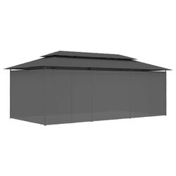 Pavilion de gradina VidaXL 47966 6x3 (Anthracite) Thumb