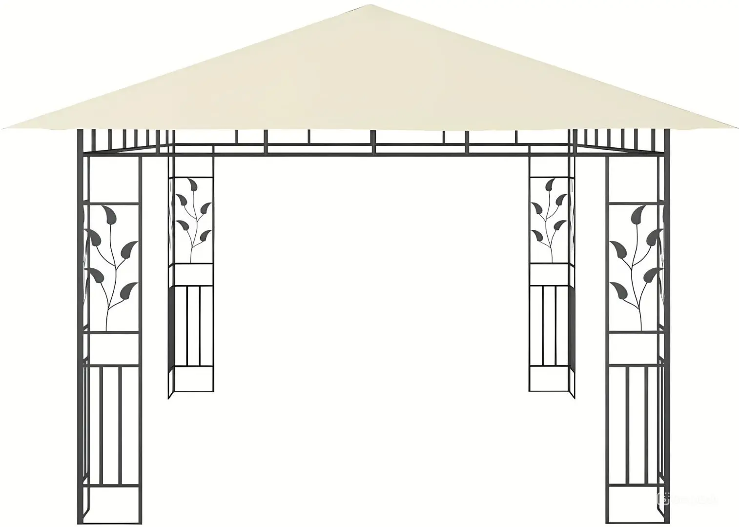 Садовый павильон VidaXL 47970 4x3 (Cream)