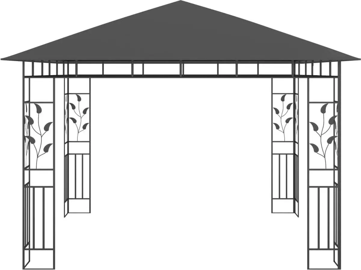 Садовый павильон VidaXL 47972 3x3 (Anthracite)