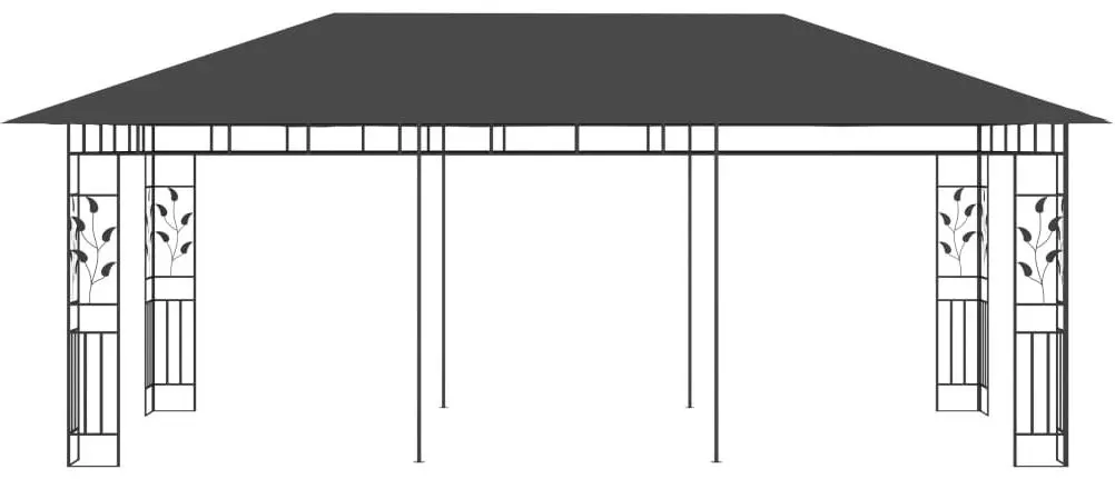 Pavilion de gradina VidaXL 47974 6x3 (Anthracite)