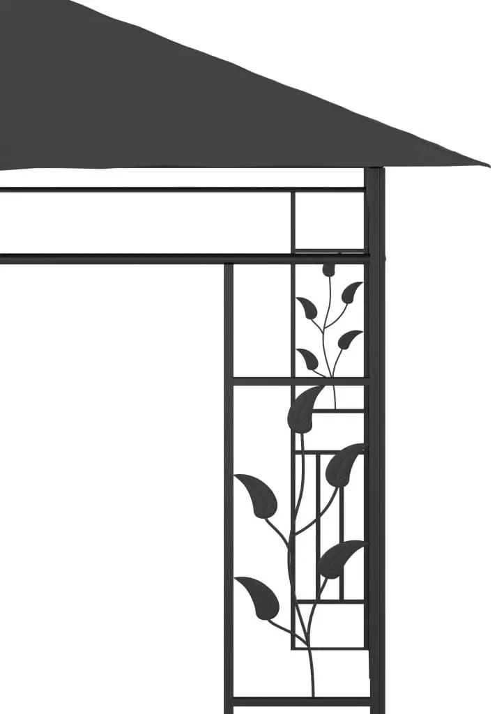 Pavilion de gradina VidaXL 47974 6x3 (Anthracite)