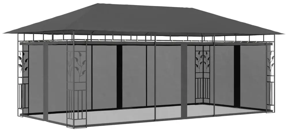 Pavilion de gradina VidaXL 47974 6x3 (Anthracite)