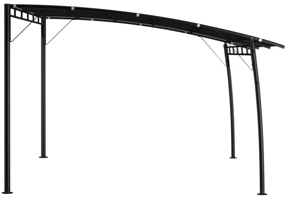 Pavilion de gradina VidaXL 47979 3x4 (Anthracite) - 3
