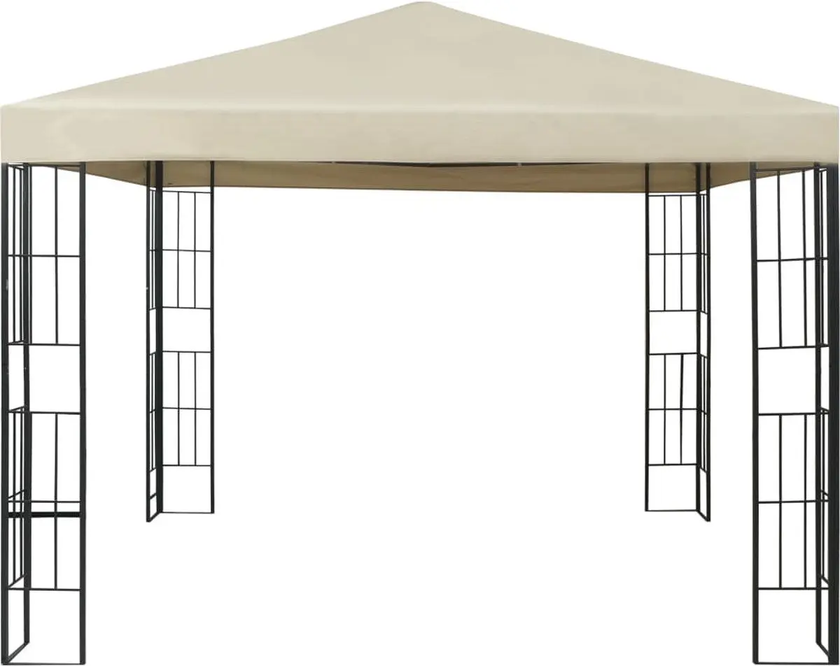 Pavilion de gradina VidaXL 47981 3x3 (Cream) - 2