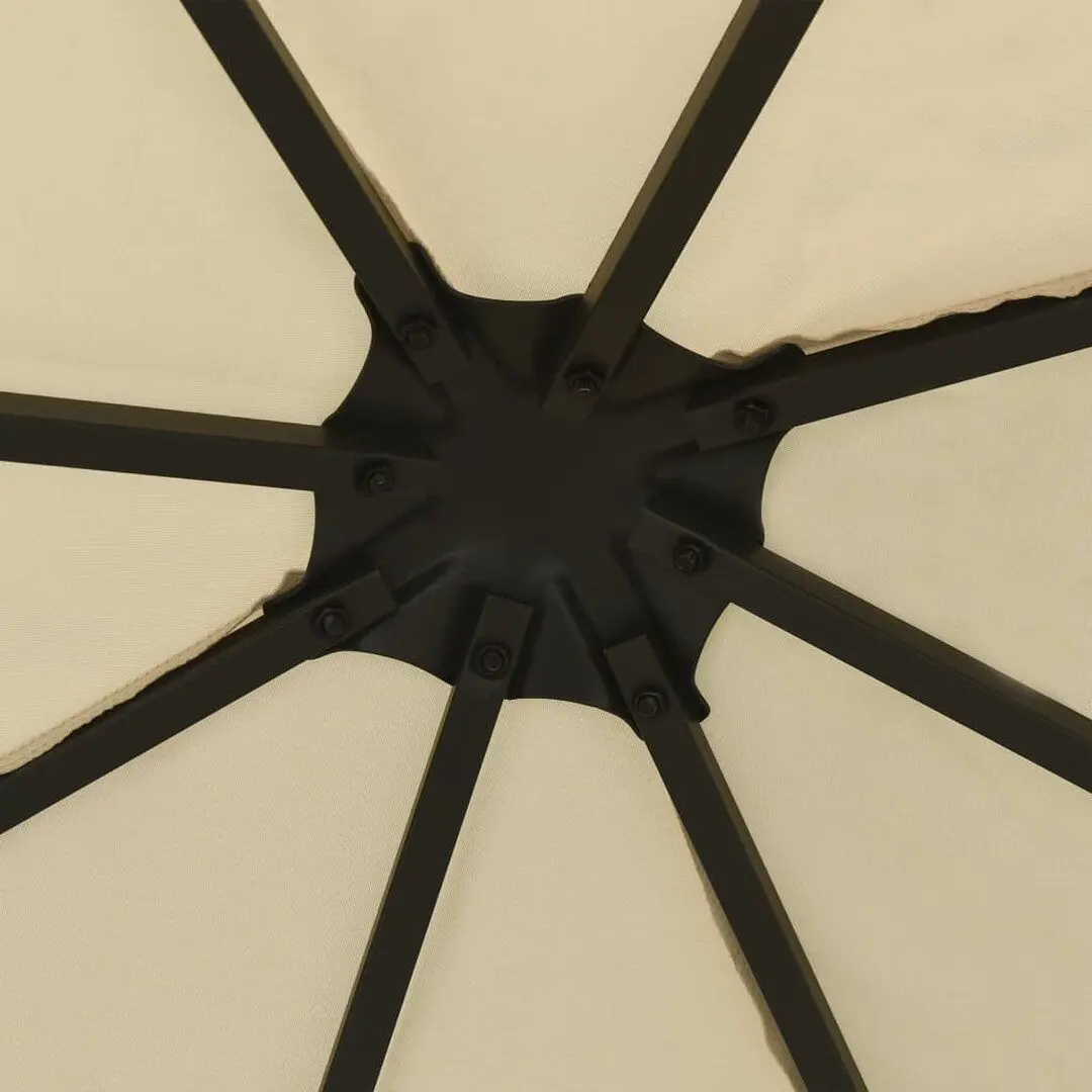 Pavilion de gradina VidaXL 47981 3x3 (Cream) - 3