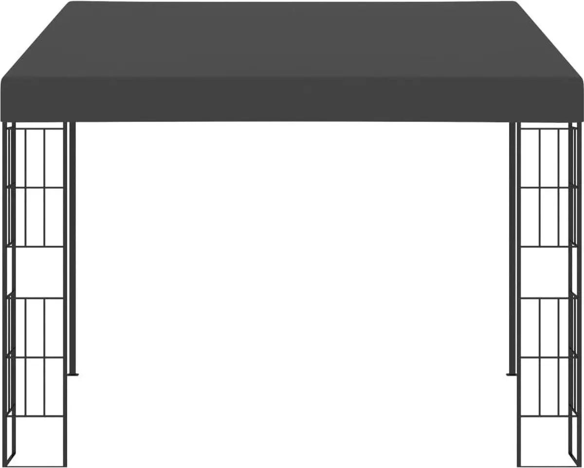 Pavilion de gradina VidaXL 47990 3x3 (Anthracite) - 4