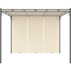 Pavilion de gradina VidaXL 47993 3x3 (Cream) Thumb