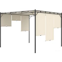 Pavilion de gradina VidaXL 47993 3x3 (Cream) Thumb