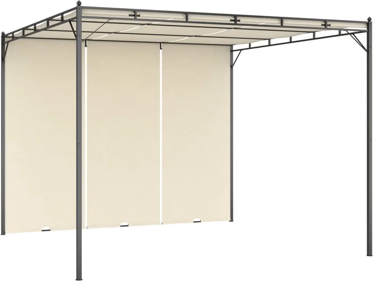 Pavilion de gradina VidaXL 47993 3x3 (Cream)