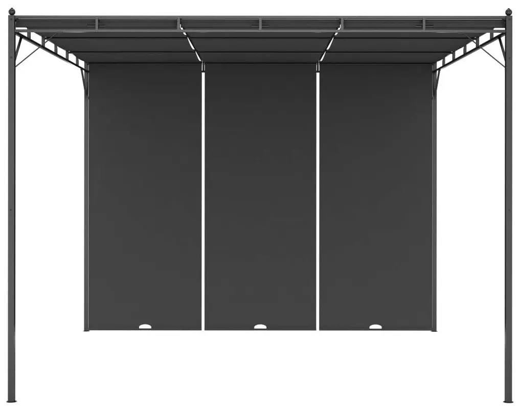 Садовый павильон VidaXL 47995 3x3 (Anthracite) - 2