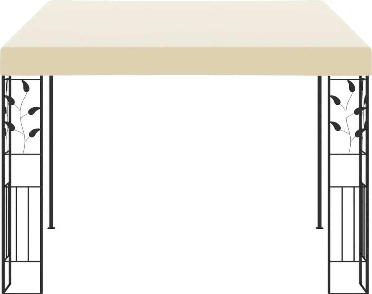 Pavilion de gradina VidaXL 47997 3x3 (Cream) - 2