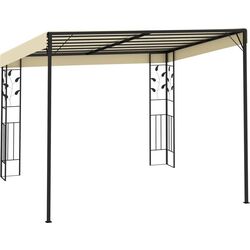 Pavilion de gradina VidaXL 47997 3x3 (Cream) Thumb