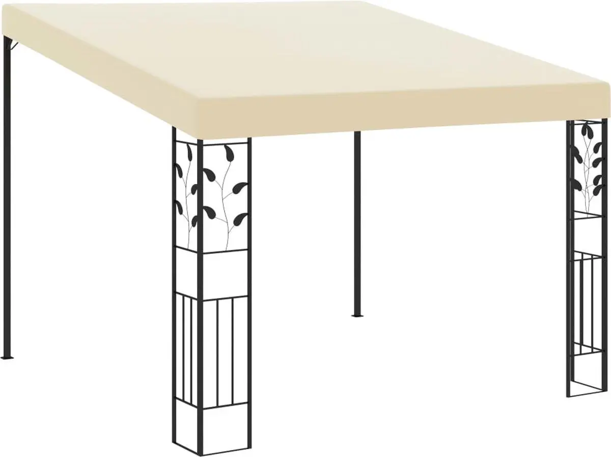 Pavilion de gradina VidaXL 47997 3x3 (Cream)