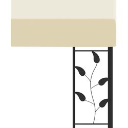 Pavilion de gradina VidaXL 47998 4x3 (Cream) Thumb