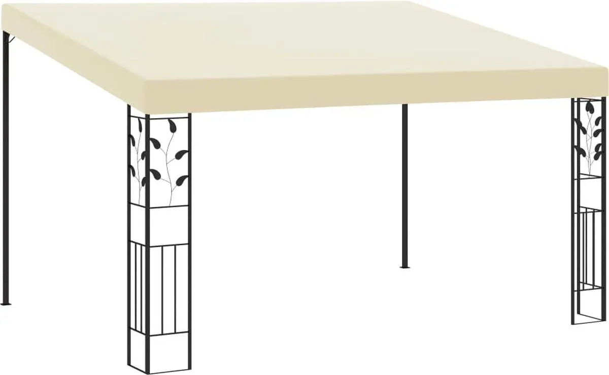 Pavilion de gradina VidaXL 47998 4x3 (Cream)
