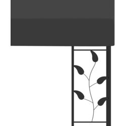 Pavilion de gradina VidaXL 48000 3x3 (Anthracite) Thumb