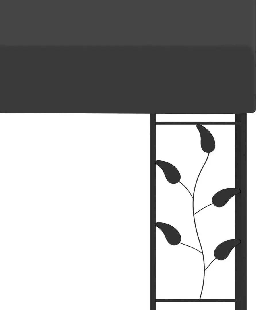Pavilion de gradina VidaXL 48000 3x3 (Anthracite) - 4