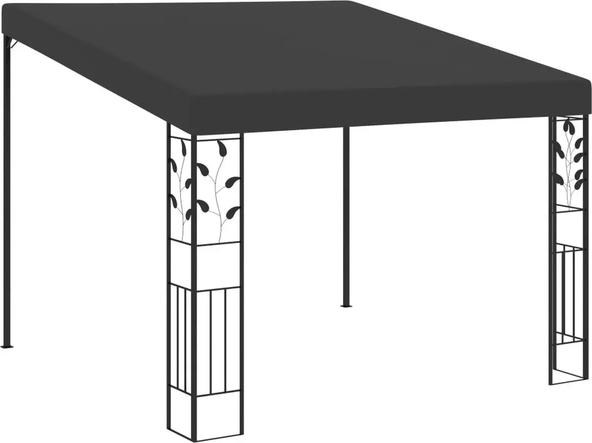 Pavilion de gradina VidaXL 48000 3x3 (Anthracite)