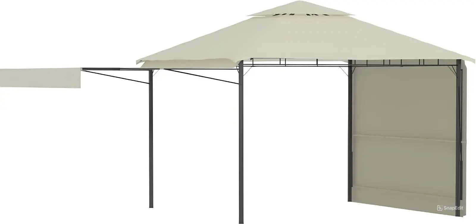 Pavilion de gradina VidaXL 48003 3x3 (Cream) - 5