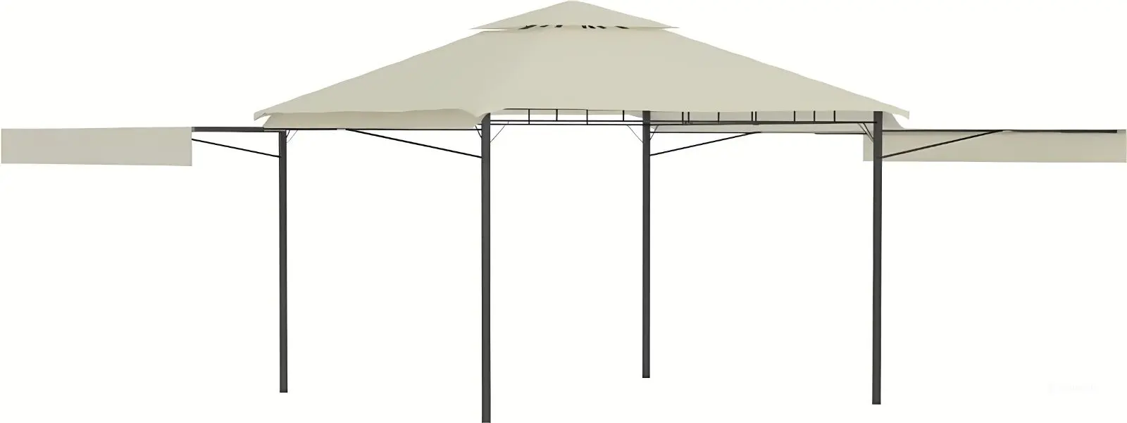 Pavilion de gradina VidaXL 48003 3x3 (Cream)