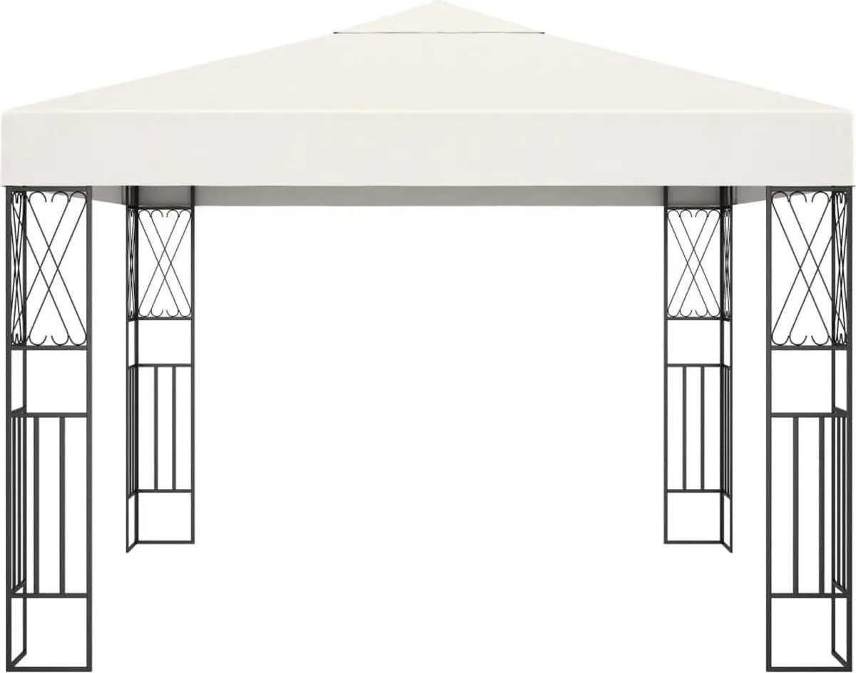 Pavilion de gradina VidaXL  48005 3x3 (Cream) - 2