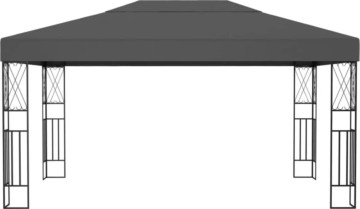 Pavilion de gradina VidaXL 48008 3x4 (Anthracite) - 2