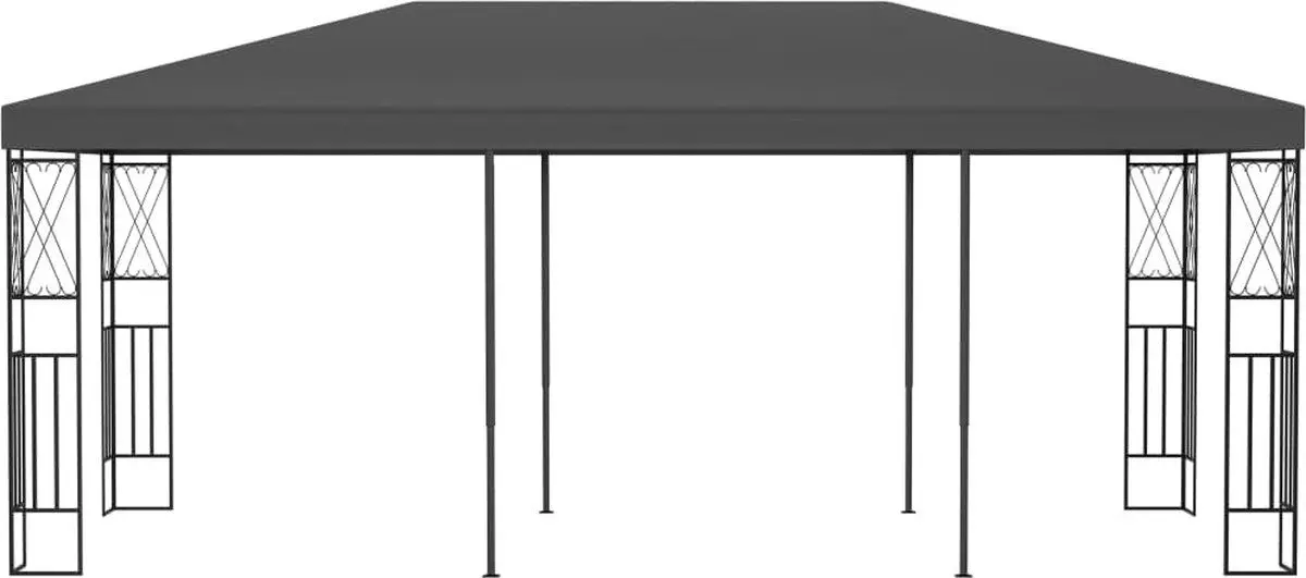 Pavilion de gradina VidaXL 48010 3x6 (Anthracite) - 2