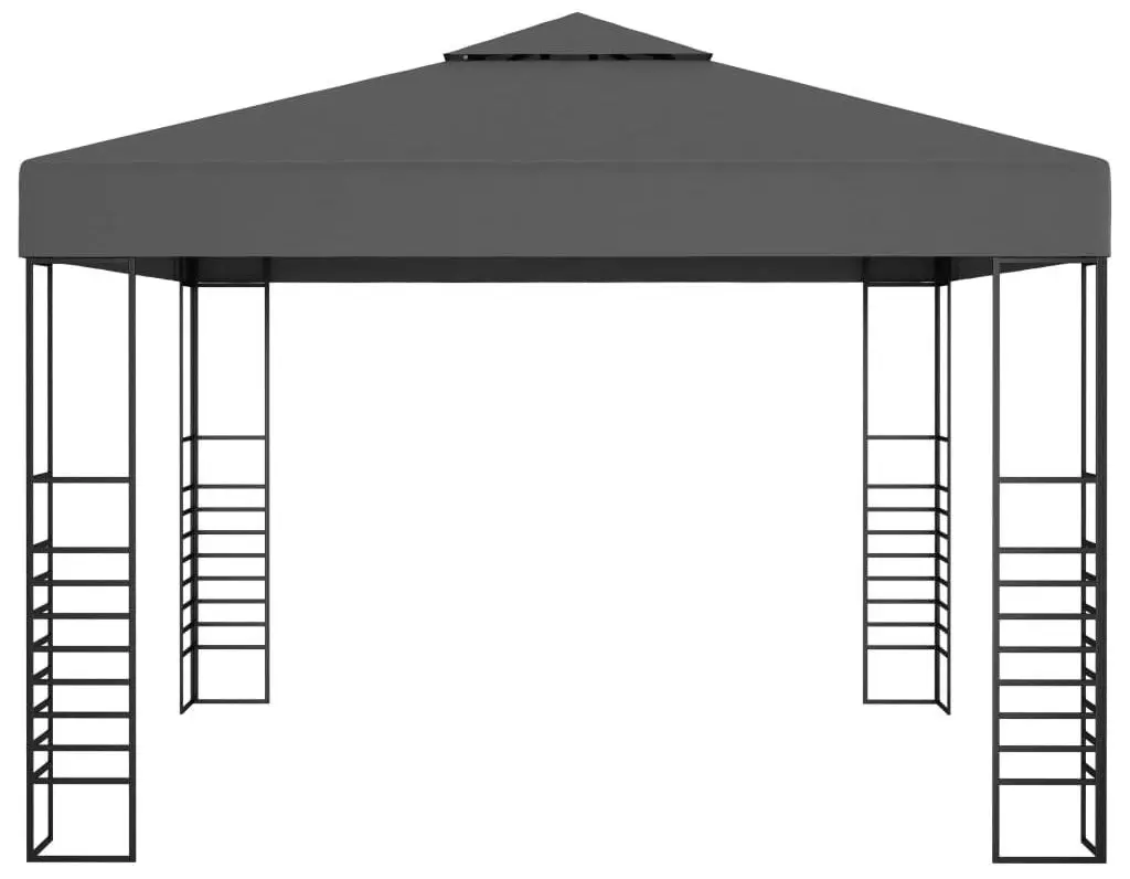 Pavilion de gradina VidaXL 48034 3x3 (Anthracite) - 2