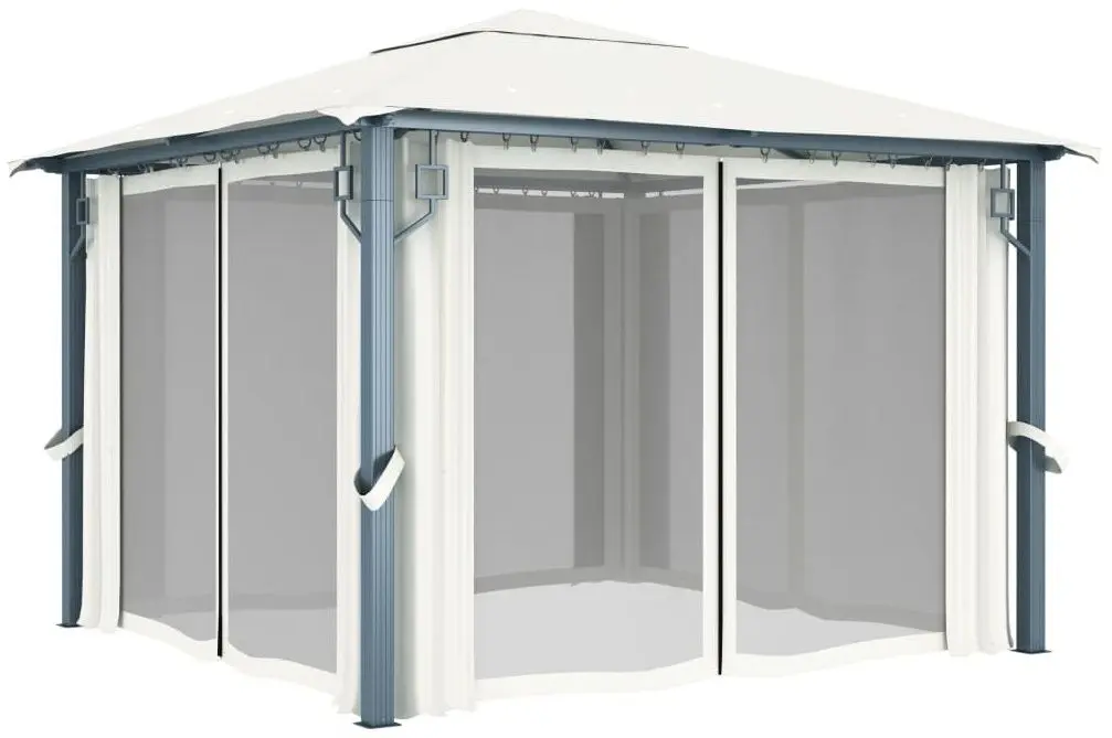 Садовый павильон VidaXL 48042 3x3 (Cream)