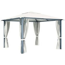 Садовый павильон VidaXL 48042 3x3 (Cream) Thumb